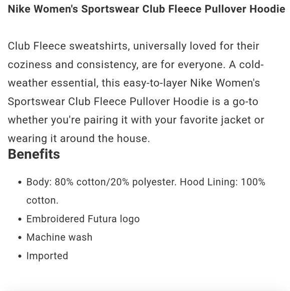 Nike Women's Club Fleece Pullover Hoodie - purple - Picture 8 of 14